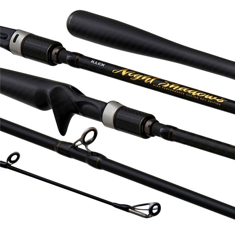 ILLEX NIGHT SHADOWS B 220 MH-H COVER BLASTER – Canne Casting Pitching Ultra Précise | CarpeConnect