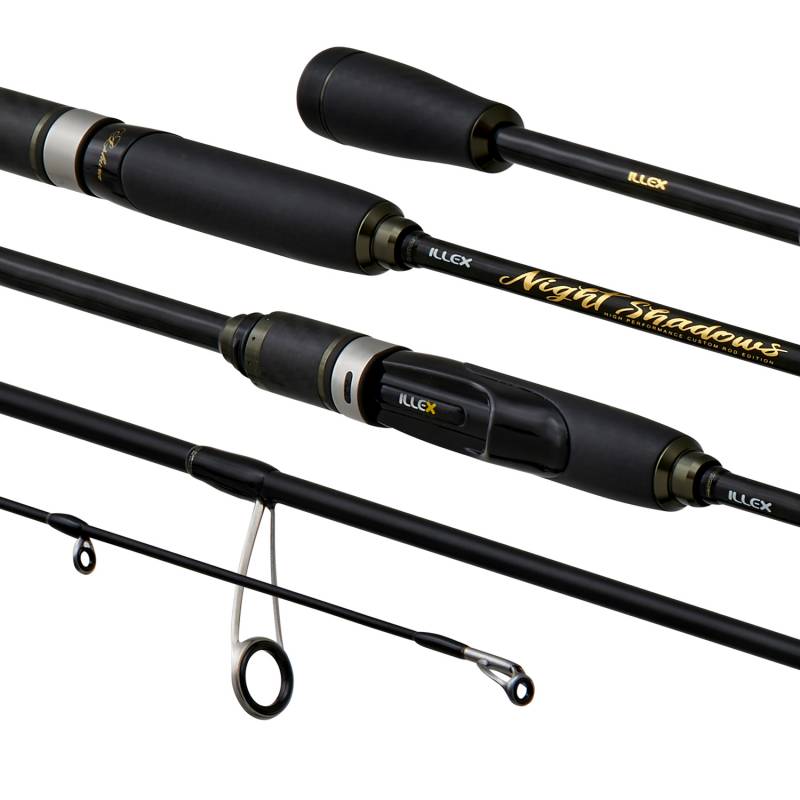 ILLEX NIGHT SHADOWS S 205 L+ RACING FINESSE – Canne Spinning Finesse | CarpeConnect
