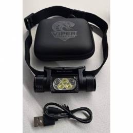 Lampe Frontale UV VIPER COMPETITION UFO Z51 1460 lm + Batterie 3500 mAh | CarpeConnect