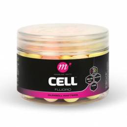 Mainline Cell Fluoro Dumbell Wafters 12x15mm Rose Jaune Blanc | CarpeConnect
