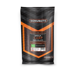 SONUBAITS Mega Carp Pellets 8mm 900G - Pellets Carpe Haute Attraction | CarpeConnect