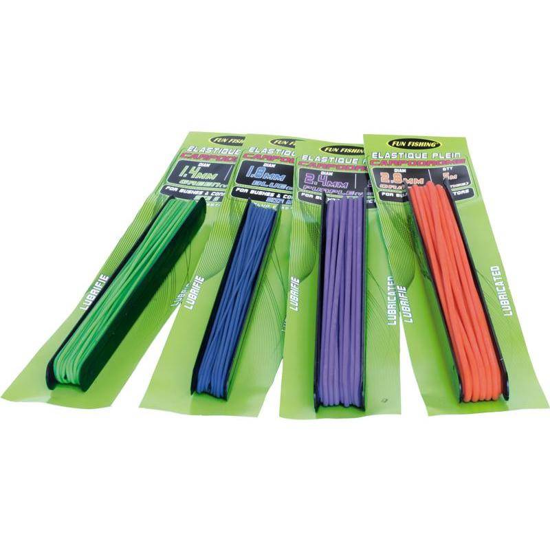 Fun Fishing Elastique Plein Rouge 6.0mm 6m | Élastique Pêche Coup | CarpeConnect