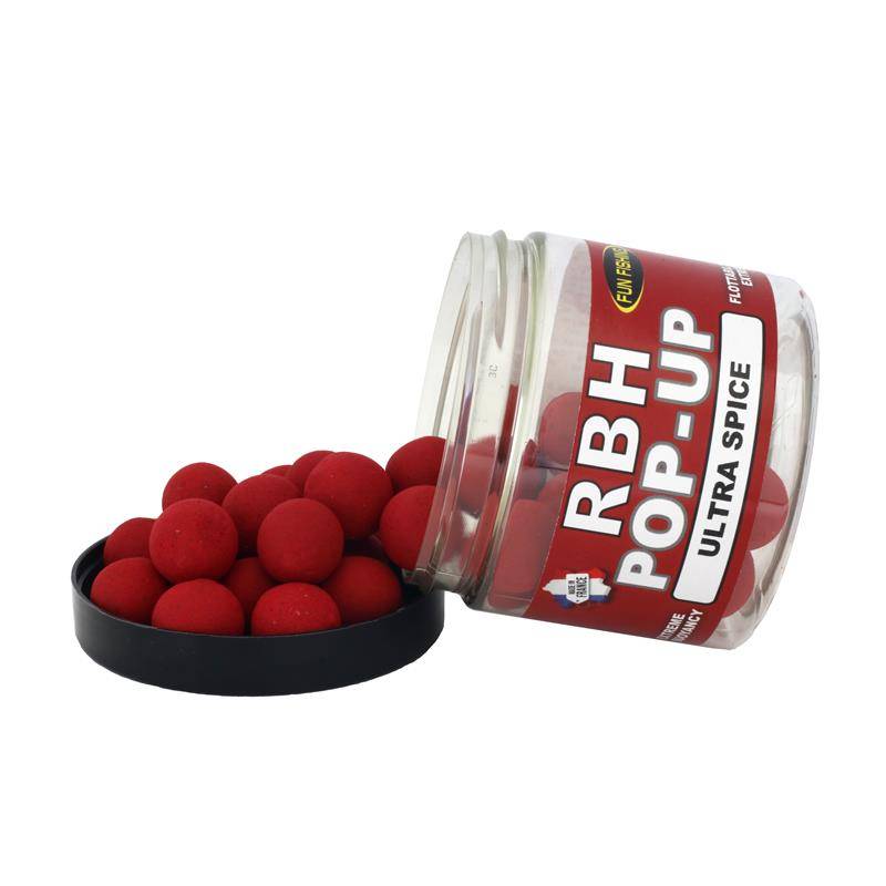 Fun Fishing RBH Pop-Ups Ultra Spice 15mm | Pop-Ups Carpe | CarpeConnect