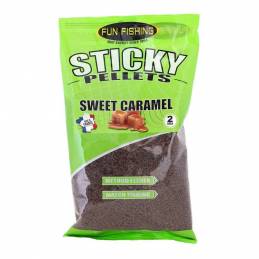 Fun Fishing Sticky Pellets Sweet Caramel 2mm 650g | Pellets Carpe | CarpeConnect