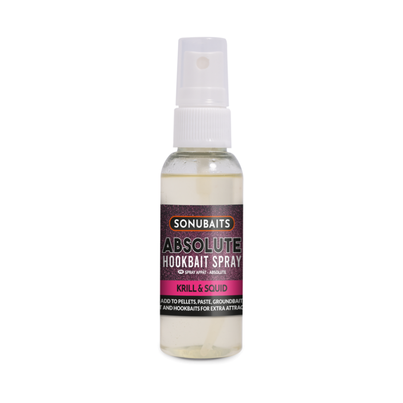 Sonubaits Absolute Bait Spray Krill & Squid - Spray Attractant Pêche | CarpeConnect