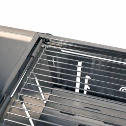 Trakker Armolife SS Folding BBQ - Barbecue Pliable Inox Pour Bivvy | WWW.CarpeConnect.Com