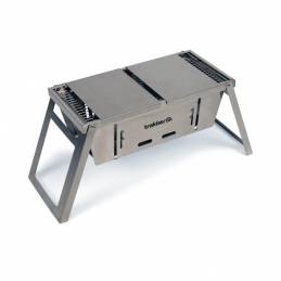Trakker Armolife SS Folding BBQ - Barbecue Pliable Inox Pour Bivvy | WWW.CarpeConnect.Com