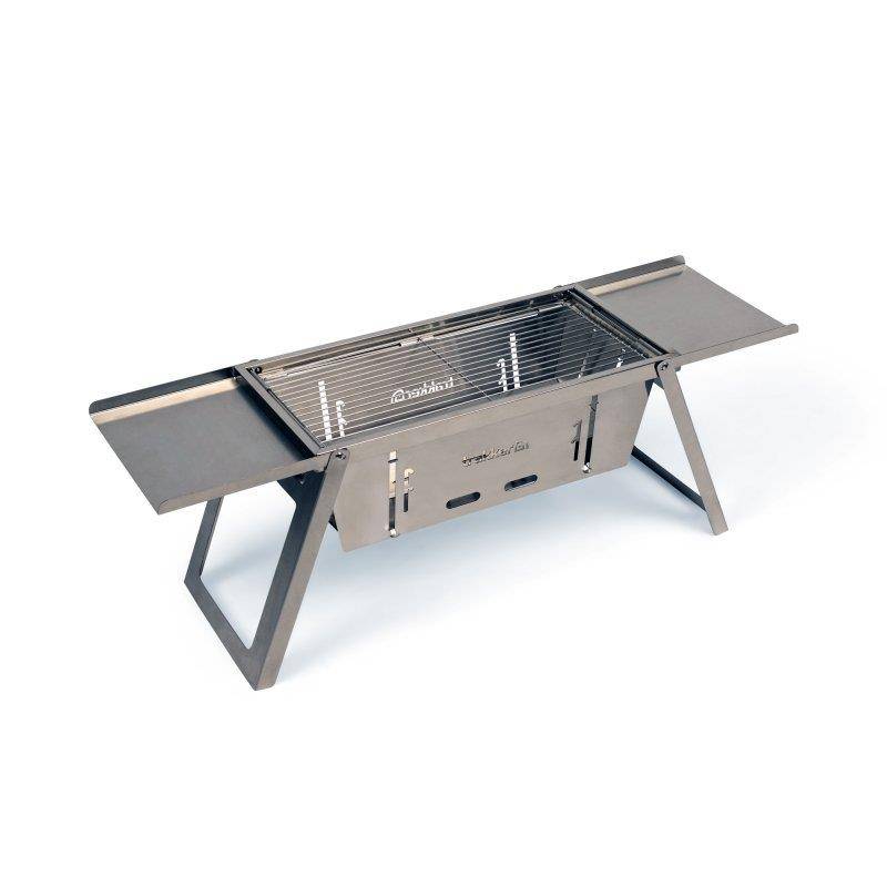 Trakker Armolife SS Folding BBQ - Barbecue Pliable Inox Pour Bivvy | WWW.CarpeConnect.Com