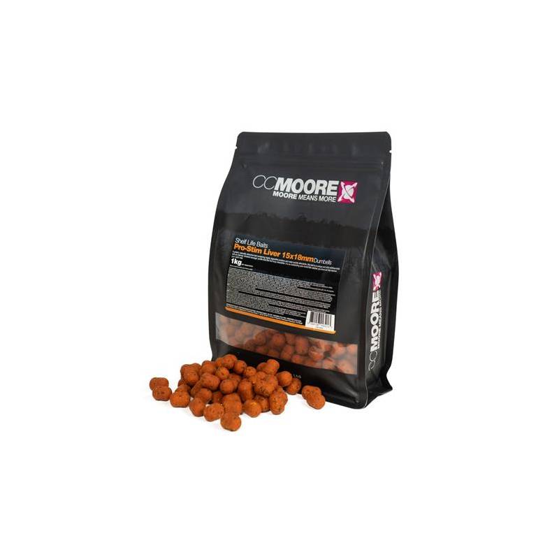 CC MOORE PRO-STIM LIVER 15X18MM DUMBELLS 5KG