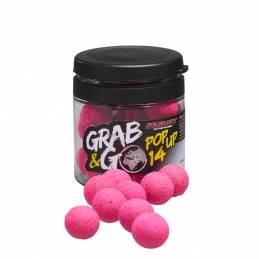STARBAITS BOUILLETTES GRAB AND GO POP UP STRAWBERY 14 MM 20 GR
