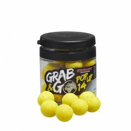STARBAITS BOUILLETTES GRAB AND GO POP UP SWEET CORN 14 MM 20 GR