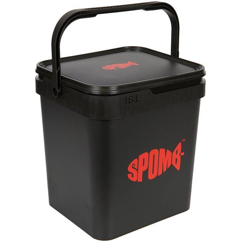 Spomb Bucket 18L – Seau d’amorçage carpe robuste et silencieux | CarpeConnect
