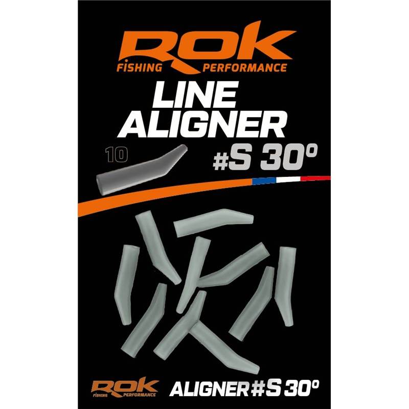 ROK Line Aligner 30° S Smoke Grey x10 – Aligner carpe | CarpeConnect