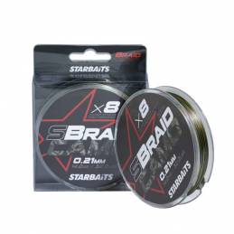 Starbaits S Braid Camo X8 0.21 mm 14.2 kg 300 m