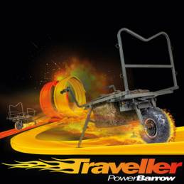 Solar SP C-Tech Traveller Power Barrow – Brouette motorisée pêche 24V, compacte et pliable | CarpeConnect.com