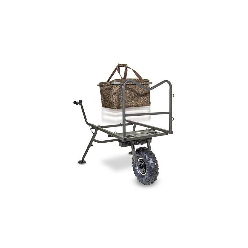 Solar SP C-Tech Traveller Power Barrow – Brouette motorisée pêche 24V, compacte et pliable | CarpeConnect.com