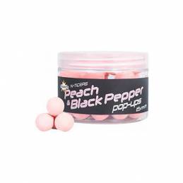Dynamite Baits N'Ticers Peach & Black Pepper Pop-Ups 10mm | Pop-Ups Carpe | CarpeConnect