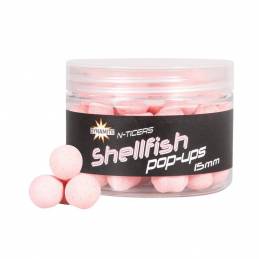 Dynamite Baits N'Ticers Shellfish Pop-Ups 10mm | Pop-Ups Carpe Crustacés | CarpeConnect