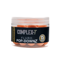 Dynamite Baits Complex-T Fluoro Pop Downz 15mm | Hookbait Carpe Premium | CarpeConnect