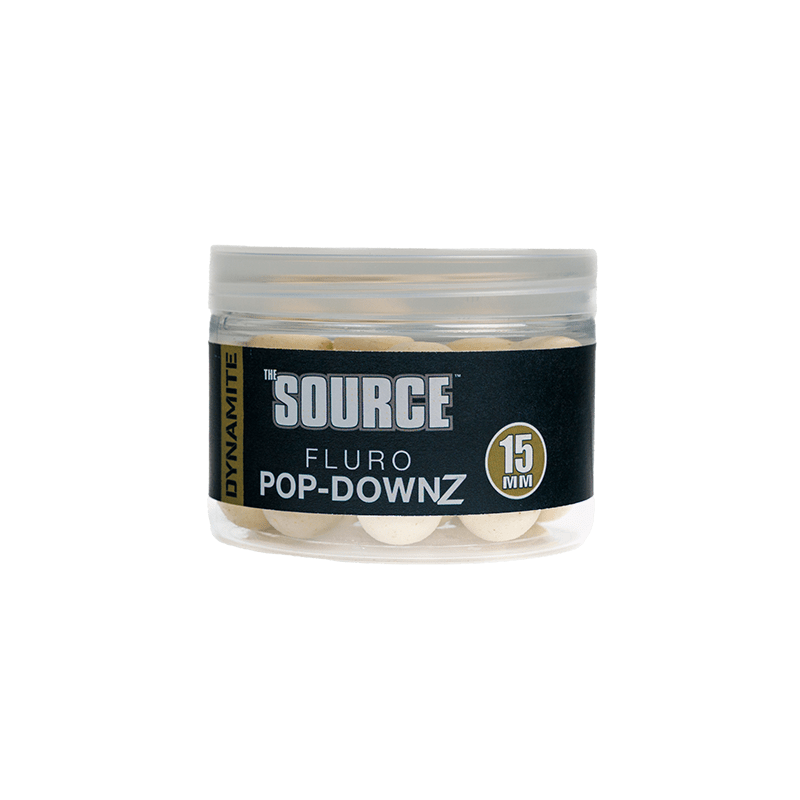 Dynamite Baits The Source Fluoro Pop Downz 15mm | Hookbait Carpe Premium | CarpeConnect
