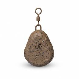Nash Flat Pear Swivel Lead 4.5 oz 127 g - Plomb Poire Carpe avec Émerillon | CarpeConnect