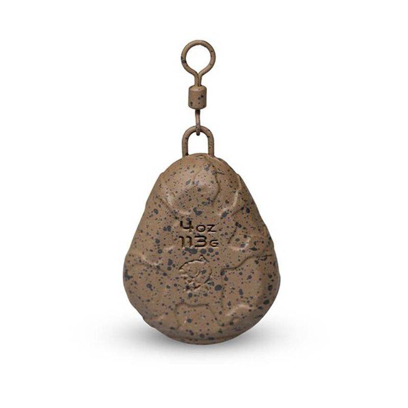 Nash Flat Pear Swivel Lead 6 oz 170 g - Plomb Poire Carpe avec Émerillon | CarpeConnect