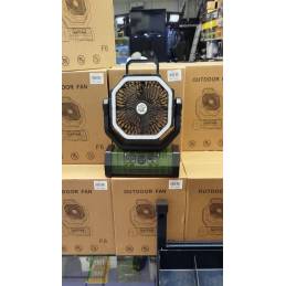 Ventilateur CarpeConnect Rechargeable Fan + led 90°