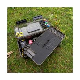 Avid Carp XL Reload Tackle Box - Boîte de Rangement Accessoires Carpe Étanche | CarpeConnect