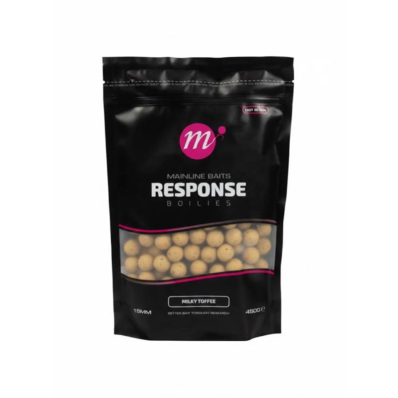 Mainline Response Milky Toffee 15 mm 450 g | Bouillettes Carpe Premium | CarpeConnect