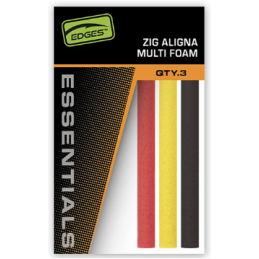 Fox Edges Zig Aligna XL Multi Foam Kit pour montage Zig Rig carpe haute visibilité en pleine eau