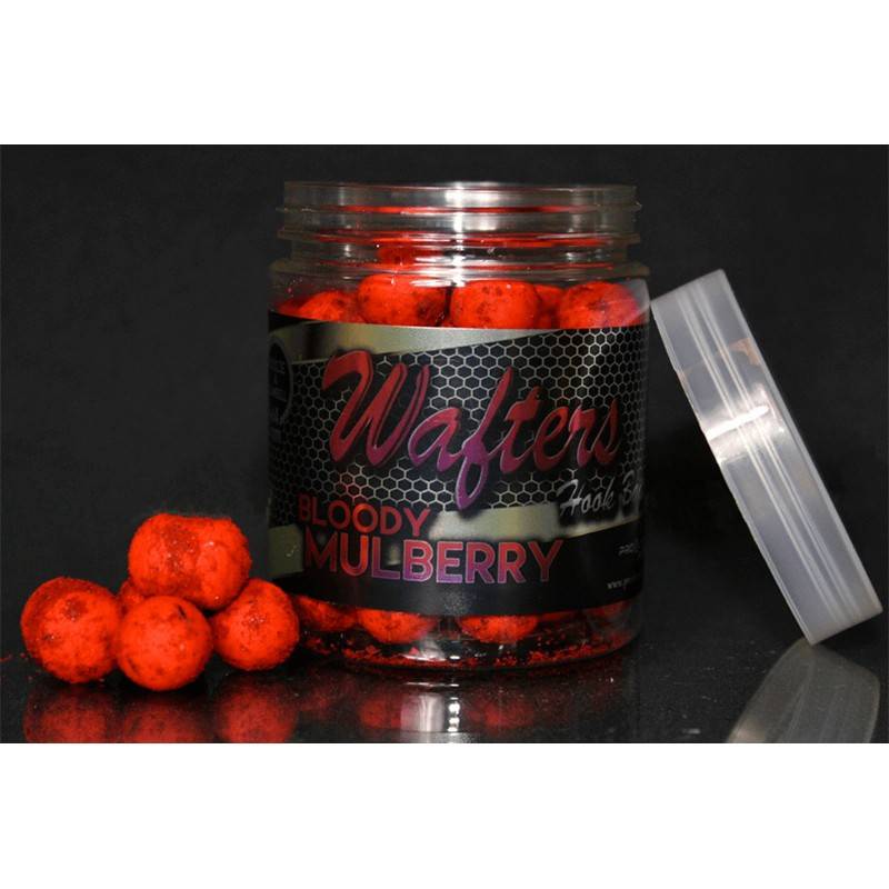 Pro Elite Baits Gold Dumbell Wafter Bloody Mulberry 100 g | Wafters Carpe | CarpeConnect