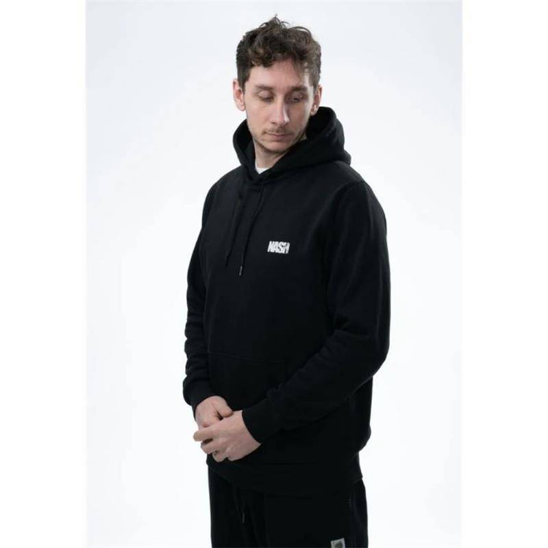 Nash Trophy Hoodie Black XXL | Sweat pêche carpe | www.CarpeConnect.com