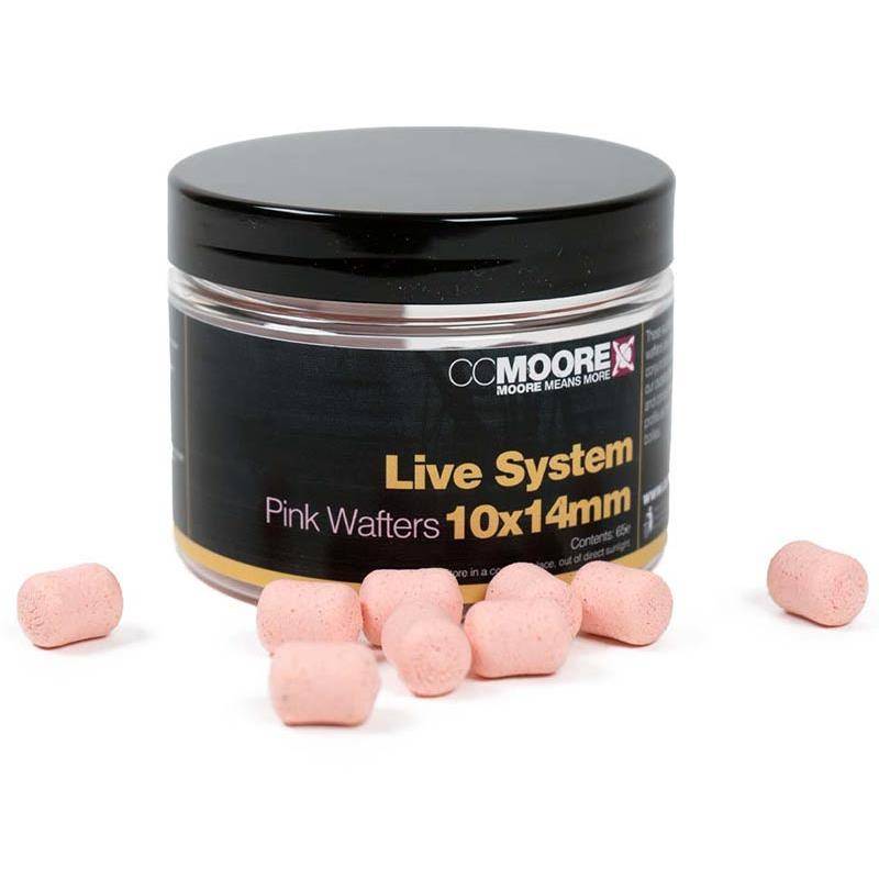 CC MOORE LIVE SYSTEM DUMBELL WAFTERS PINK 10X14MM