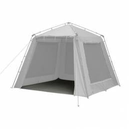Tapis de Sol pour Gazebo XL Trakker – Tissu PE Résistant, Clips d’Angle, 305 x 305 cm