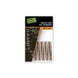 Fox Edges Camo Naked Line Tail Rubbers x10 | Tail Rubbers Carpe | CarpeConnect