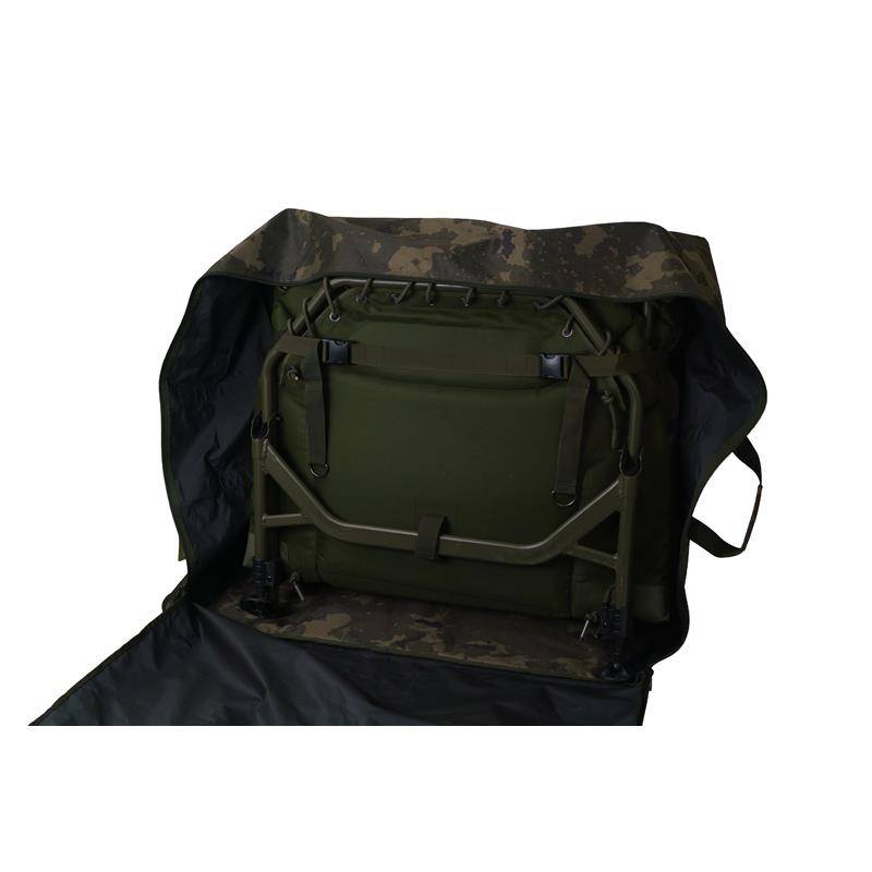 Solar Worldwide Bedchair Bag Camo 600D de 100 × 80 × 30 cm pour transporter et protéger un bedchair Standard ou Wide.