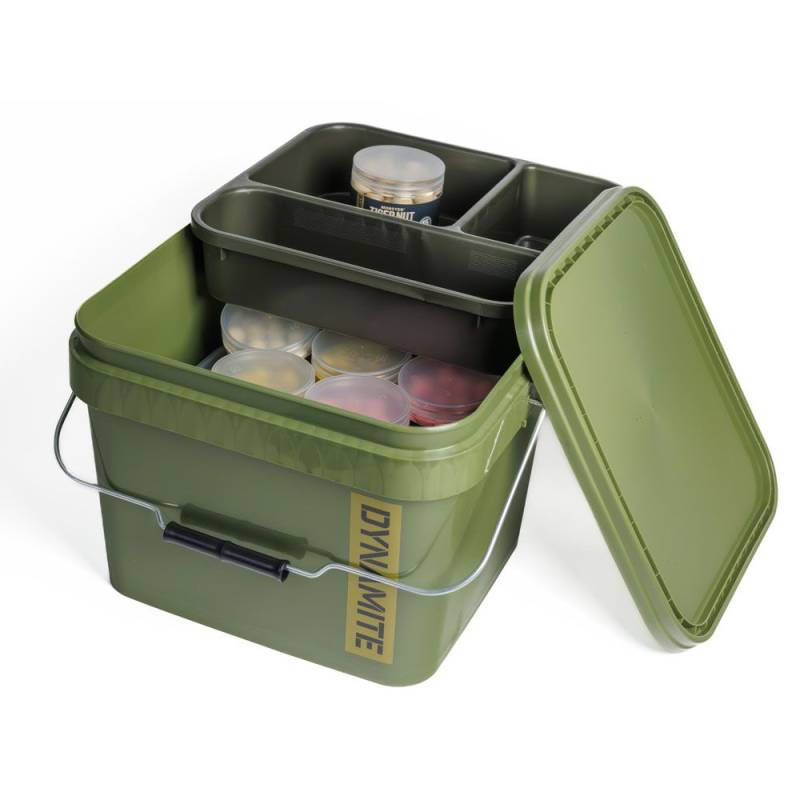 Dynamite Baits Square Carp Bucket 10 Litres | Seau Carpe | CarpeConnect