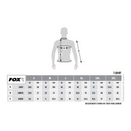 Fox Classic T-Shirt Black Orange 2XL | Tee-shirt Fox Carpe | CarpeConnect
