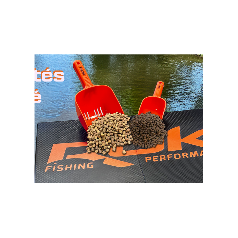 Rok Slotted Bait Spoon Taille S Orange | Pelle d'Amorçage Carpe | CarpeConnect