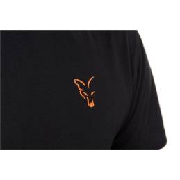 Fox Classic T Black Orange - Tee Shirt Pêche Carpe
