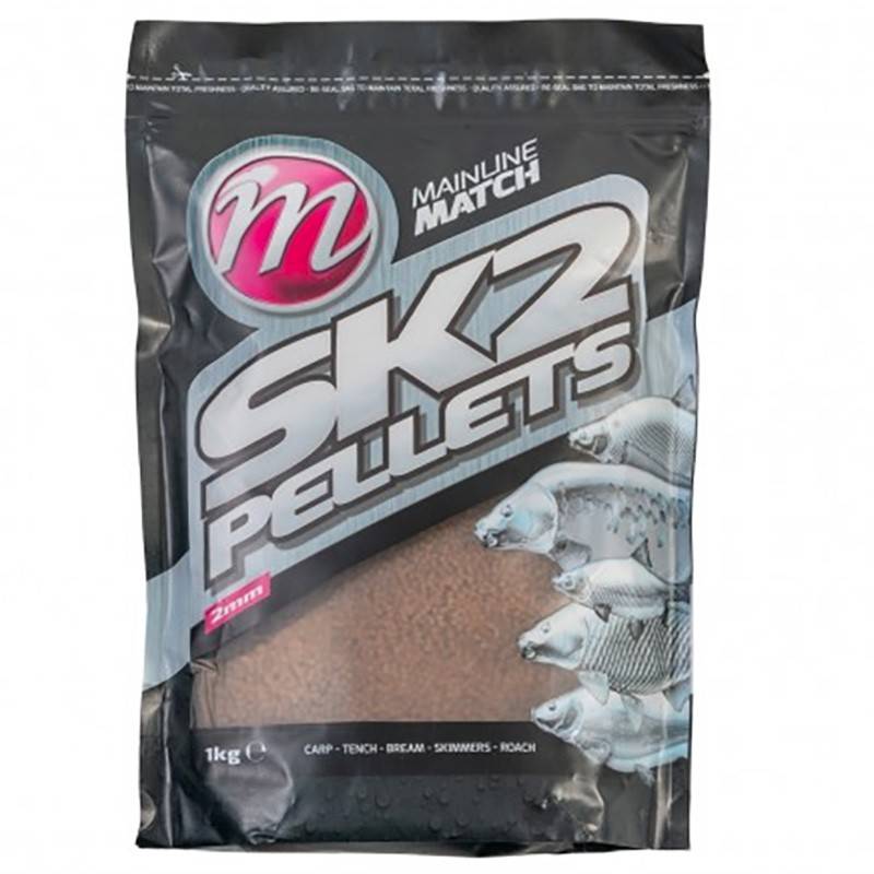 Mainline SK2 Pellet 6 mm 1 kg – pellet d’amorçage pour pêche à la carpe, feeder et pêche au coup