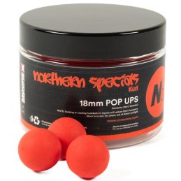 CC Moore NS1 Pop Ups Red 18 mm – bouillettes flottantes rouges pour la pêche à la carpe