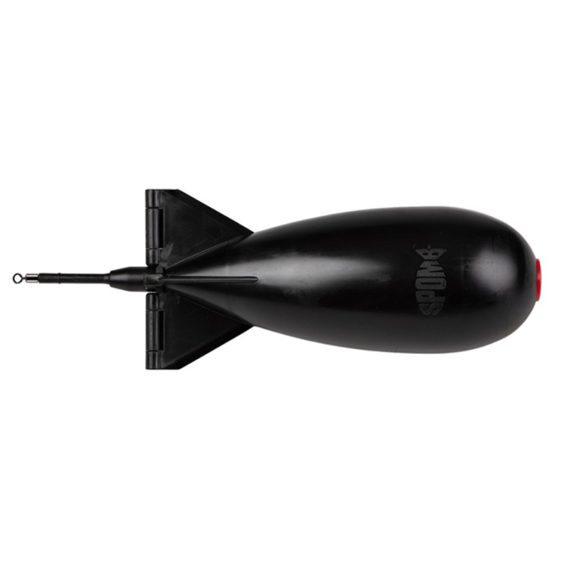 Spomb Midi X Black 2026, bait rocket noir pour amorçage carpe longue distance, référence DSM023