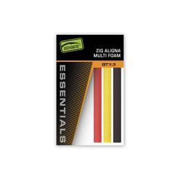 FOX EDGES Zig Aligna Multi Foam Kit, mousses flottantes rouge jaune noire pour montage Zig Rig carpe