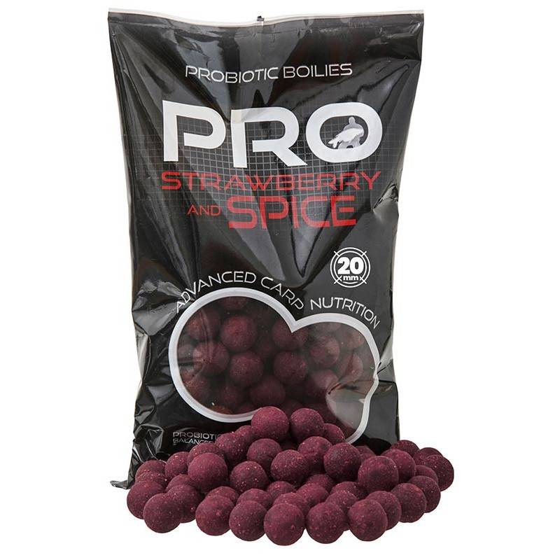 Starbaits Pro Strawberry Spice 20 mm 2 kg | Bouillettes Carpe
