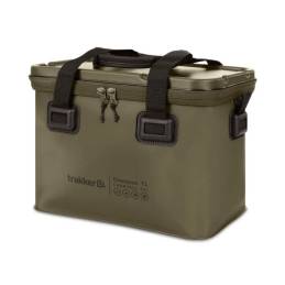 Sac de rangement Trakker Downpour T1 Carryall M 30L Green en EVA n-Dura pour matériel de pêche à la carpe.