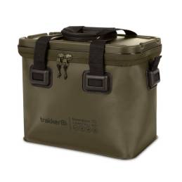 Sac compact Trakker Downpour T1 Carryall S 25L Green en EVA n-Dura pour ranger et protéger le matériel de pêche à la carpe.