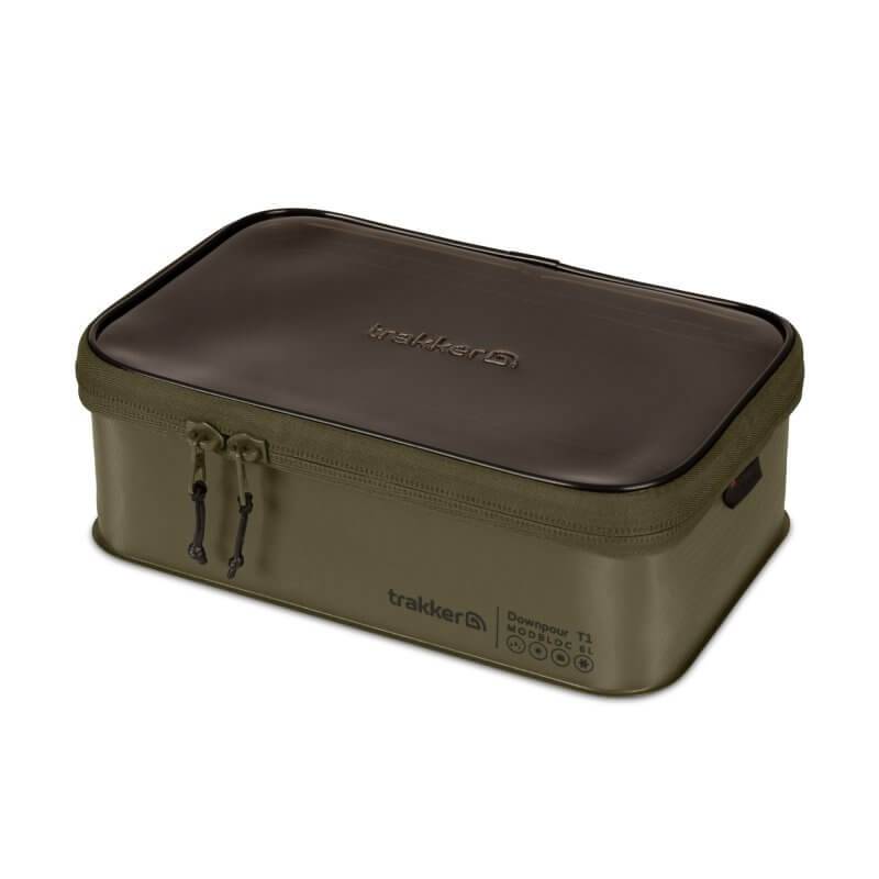 Trakker Downpour T1 Modbloc L 6L Green boîte rangement carpe