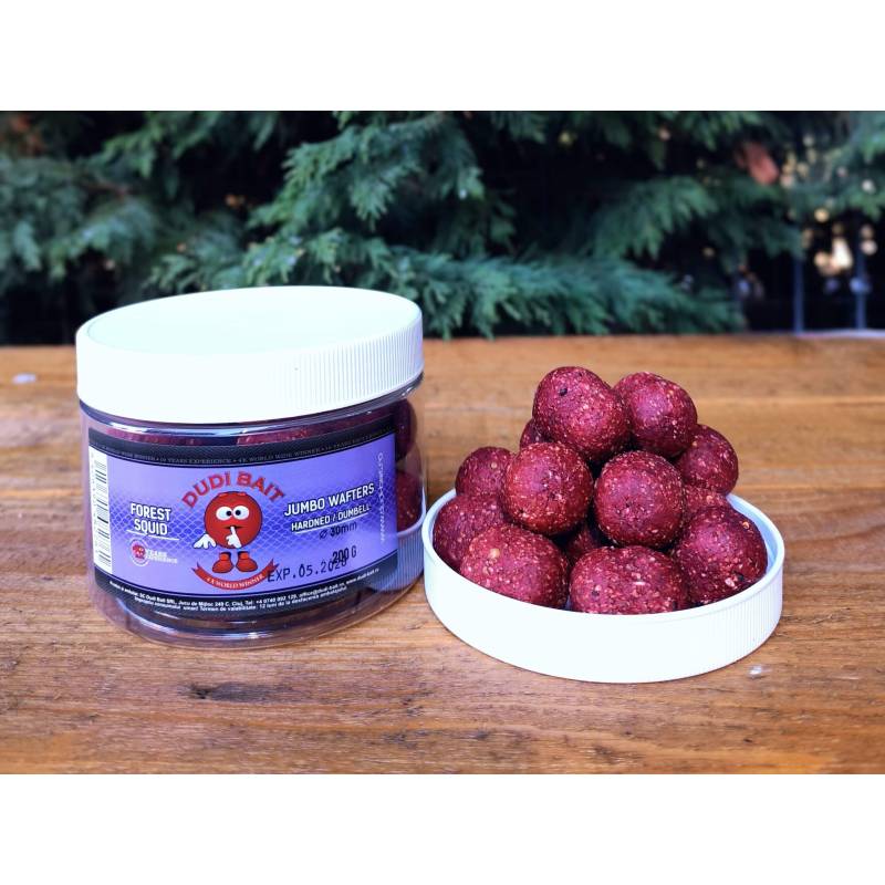Dudi Bait Hookbaits Bouillette Forest squid Jumbo Dur Wafters Dumbell 30 mm