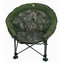 Solar Worldwide Moon Chair fauteuil carpe Worldwide Camo réglable avec assise rembourrée et pieds pivotants Solar Tackle
